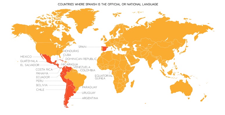 معرفی 20 کشور اسپانیایی‌زبان