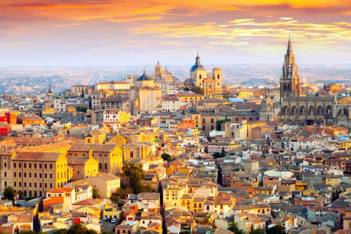 نمایی از شهر تولدو (Toledo) در اسپانیا